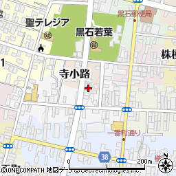 青森県黒石市寺小路12周辺の地図