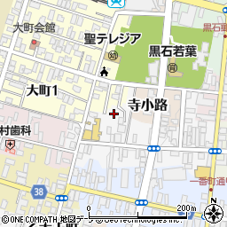 青森県黒石市乙徳兵衛町38-5周辺の地図