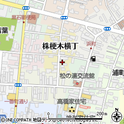 青森県黒石市株梗木横丁5周辺の地図