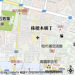 青森県黒石市株梗木横丁35周辺の地図