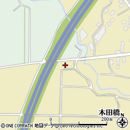 青森県黒石市牡丹平稲荷澤下5周辺の地図