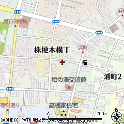 青森県黒石市株梗木横丁8周辺の地図