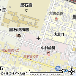 青森県黒石市大板町61周辺の地図