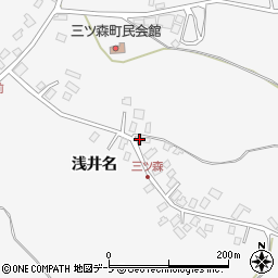青森県弘前市富栄浅井名203周辺の地図