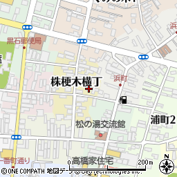 青森県黒石市株梗木横丁13周辺の地図