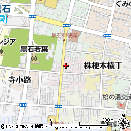 青森県黒石市油横丁10-7周辺の地図