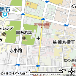 青森県黒石市一番町4周辺の地図