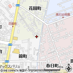 青森県黒石市花園町17周辺の地図