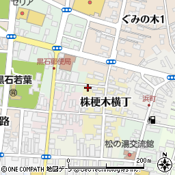 青森県黒石市株梗木横丁27-6周辺の地図