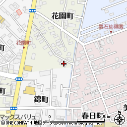 青森県黒石市花園町16周辺の地図