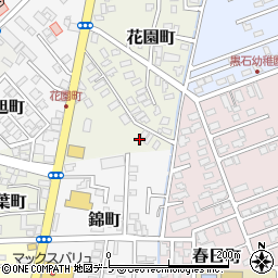 青森県黒石市花園町14周辺の地図