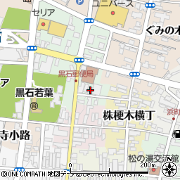 青森県黒石市一番町7周辺の地図