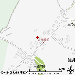 青森県弘前市富栄浅井名110周辺の地図