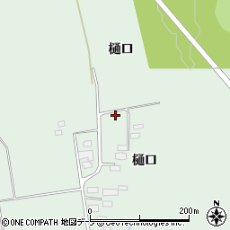 青森県十和田市洞内樋口周辺の地図