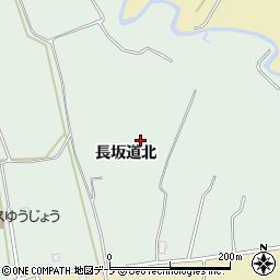 青森県黒石市東野添長坂道北周辺の地図