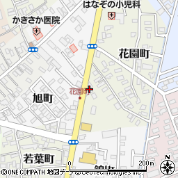 青森県黒石市花園町3周辺の地図