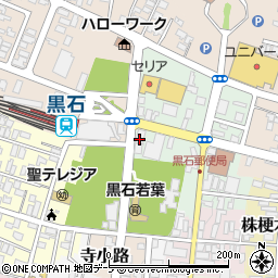 青森県黒石市一番町30周辺の地図