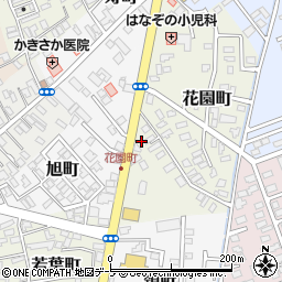 青森県黒石市花園町4周辺の地図