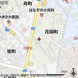 青森県黒石市花園町30周辺の地図
