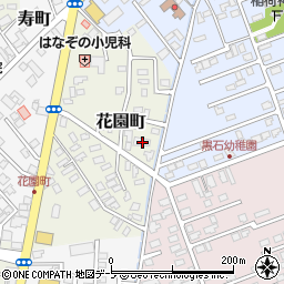青森県黒石市花園町50周辺の地図
