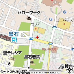 青森県黒石市一番町185周辺の地図