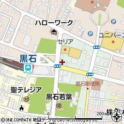 青森県黒石市一番町186周辺の地図
