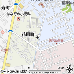 青森県黒石市花園町49-7周辺の地図