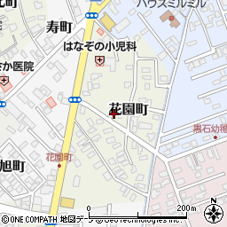 青森県黒石市花園町51-11周辺の地図