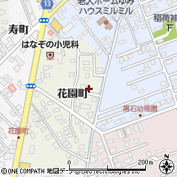 青森県黒石市花園町50-5周辺の地図
