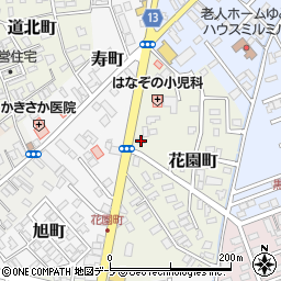 青森県黒石市花園町51-27周辺の地図