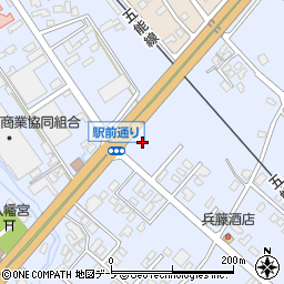 カーセブン　７号バイパス弘前北店周辺の地図