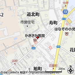青森県黒石市寿町20周辺の地図