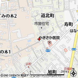 青森県黒石市道北町2周辺の地図