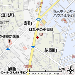 青森県黒石市花園町60周辺の地図