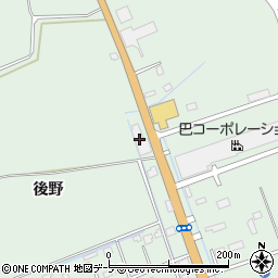 青森県十和田市洞内後野105-2周辺の地図