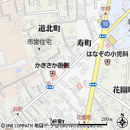 青森県黒石市寿町24周辺の地図