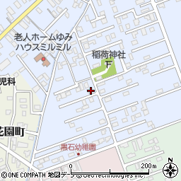 青森県黒石市青山136-1周辺の地図