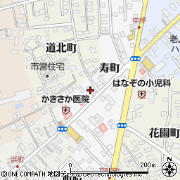 青森県黒石市寿町30周辺の地図
