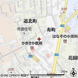 青森県黒石市寿町28周辺の地図