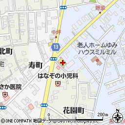 青森県黒石市野添町64周辺の地図