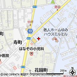 青森県黒石市野添町62周辺の地図