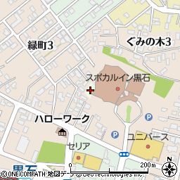 青森県黒石市株梗木李木下周辺の地図
