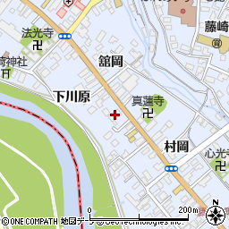 東奥信用金庫藤崎支店周辺の地図