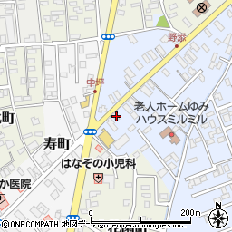 青森県黒石市野添町57周辺の地図