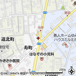 青森県黒石市寿町48周辺の地図