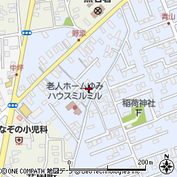 青森県黒石市野添町91周辺の地図