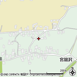 青森県弘前市宮舘房崎191周辺の地図