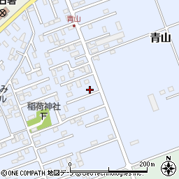 青森県黒石市青山118周辺の地図
