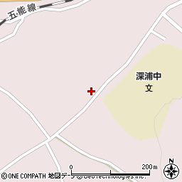 青森県深浦町（西津軽郡）深浦（蓙野）周辺の地図