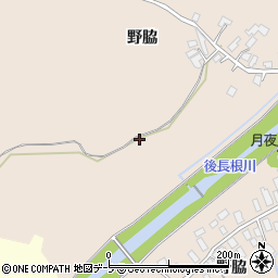 青森県弘前市中崎野脇周辺の地図